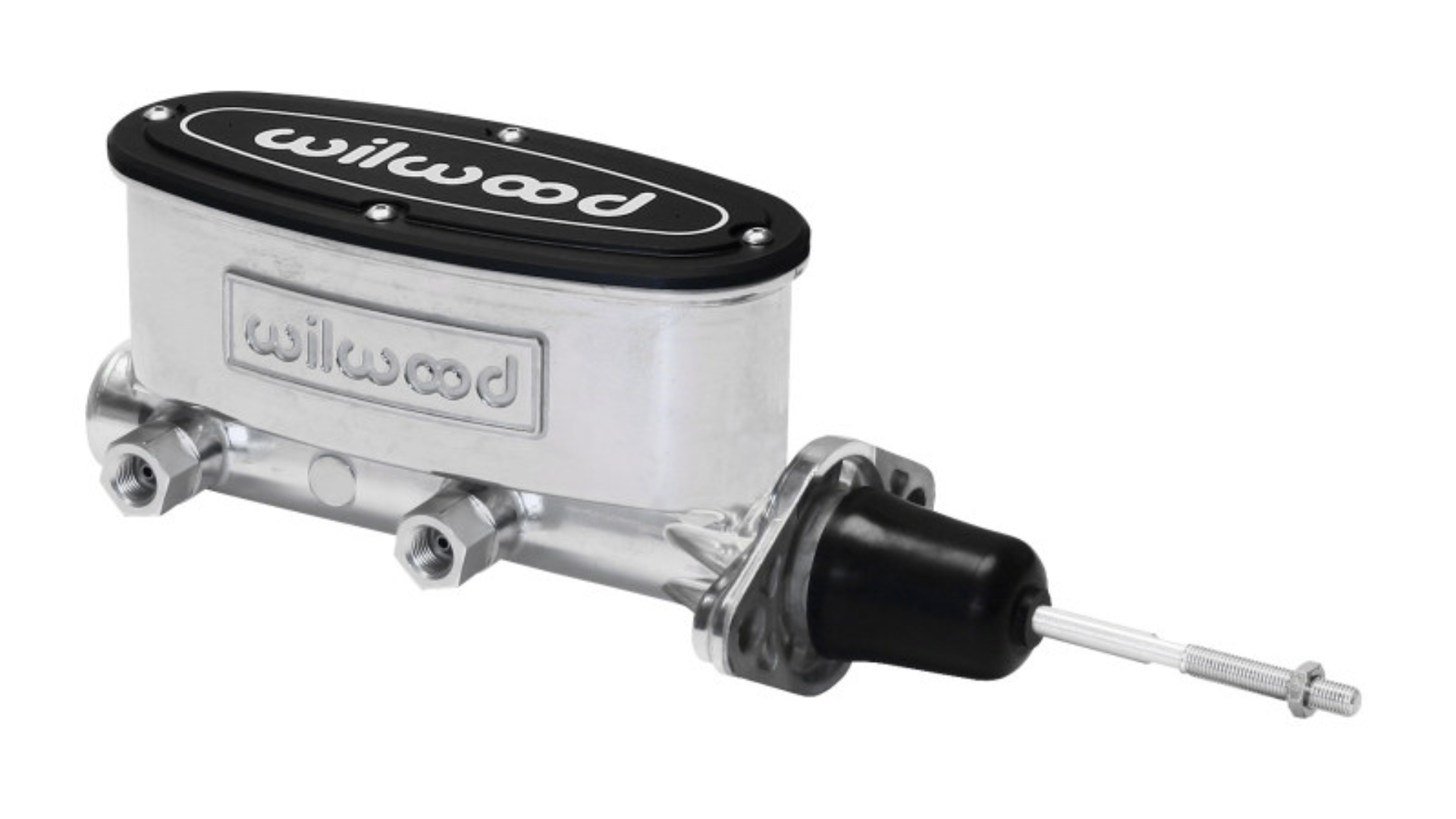 Picture of Wilwood High Volume Tandem Master Cylinder - 7/8in Bore Ball Burnished-W/Pushrod