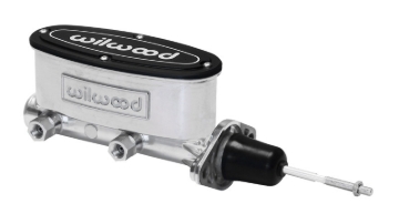 Picture of Wilwood High Volume Tandem Master Cylinder - 7/8in Bore Ball Burnished-W/Pushrod