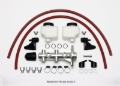 Picture of Wilwood Tandem Remote Master Cylinder - 1in Bore Ball Burnished
