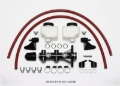 Picture of Wilwood Tandem Remote Master Cylinder - 1in Bore Black