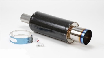 Picture of HKS Universal Carbon-Ti Cat-back Exhaust - 170mm Shell/75mm Diameter