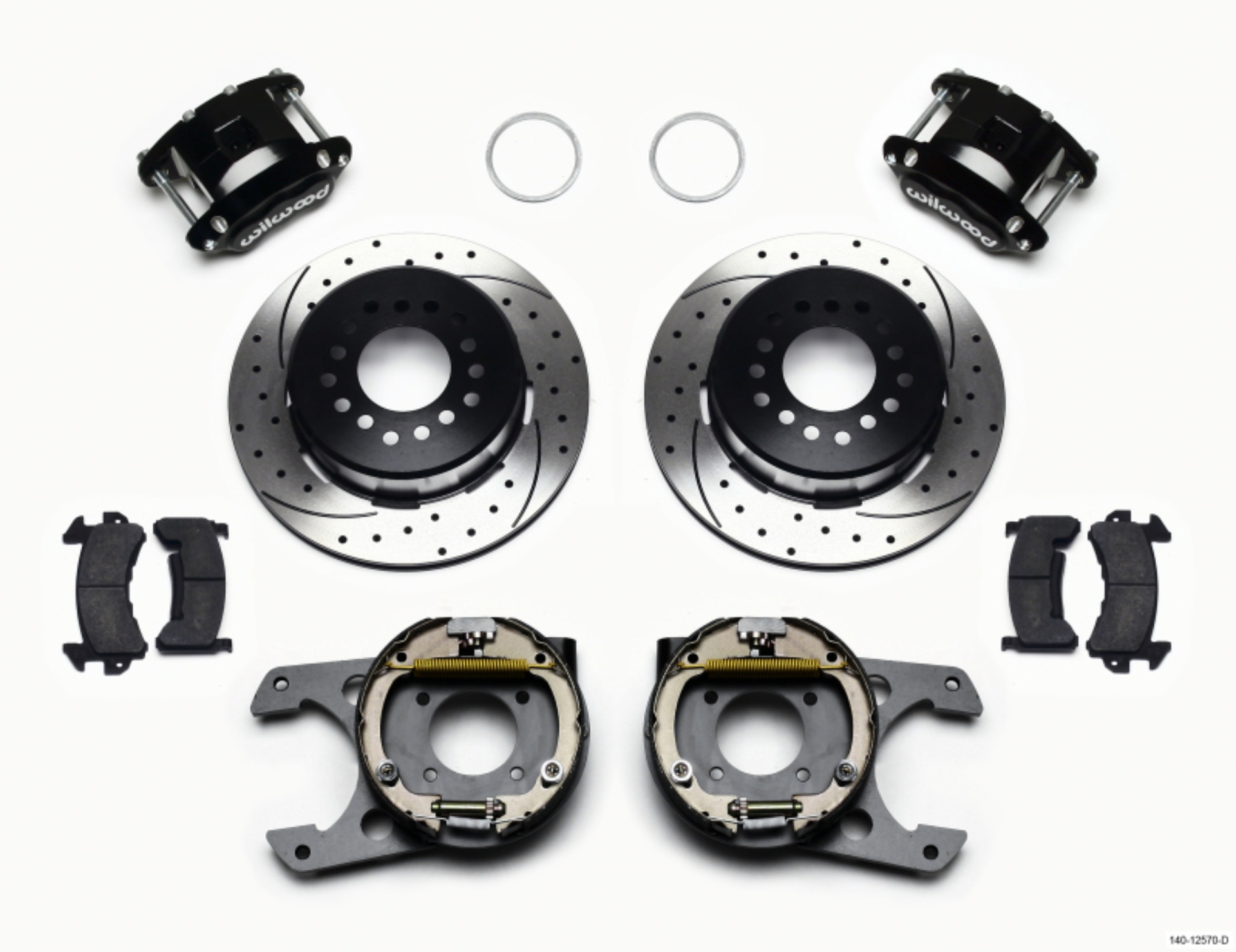 Picture of Wilwood WIL D154 Brake Kit Big Brake Kits - 140-12570-D