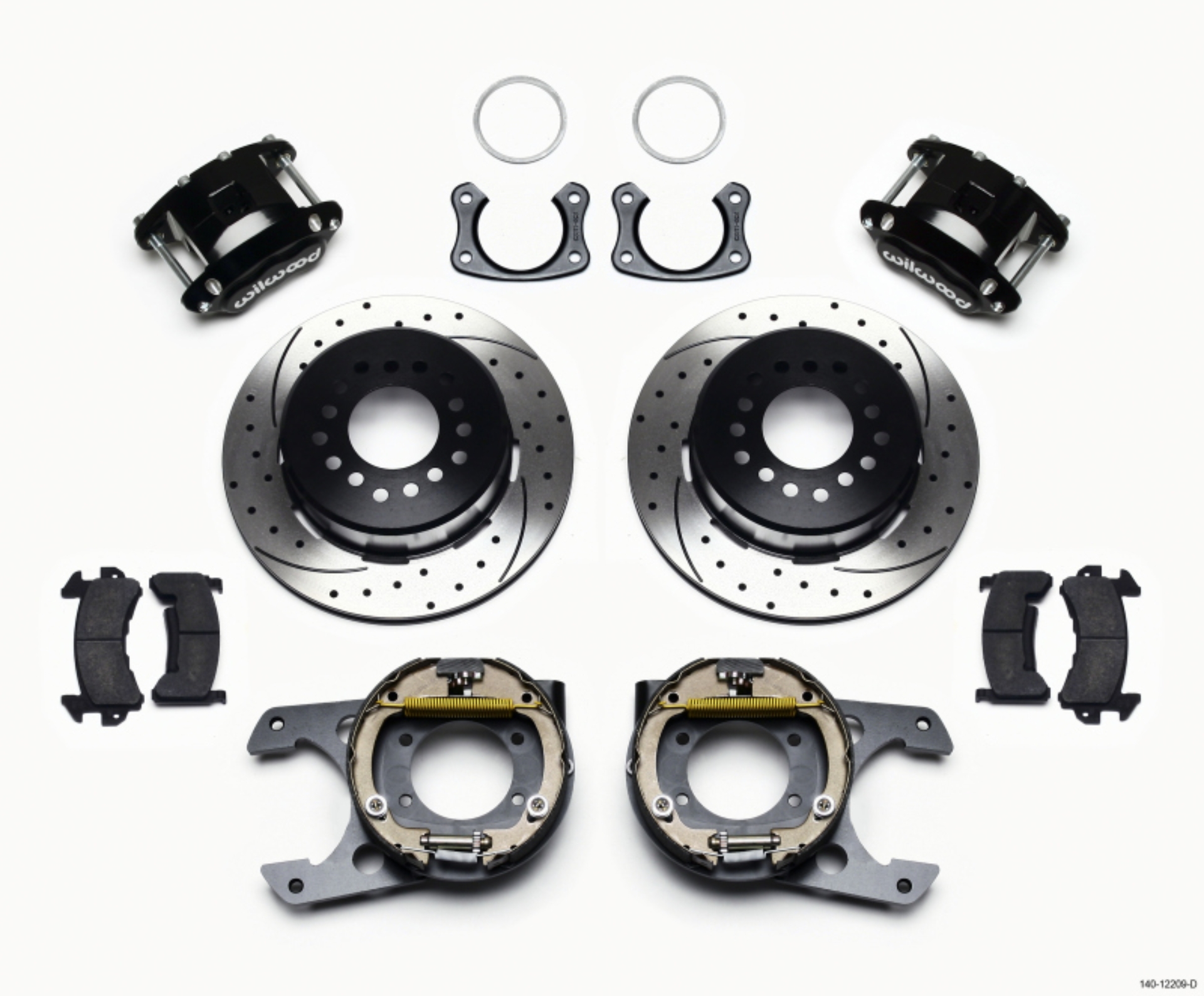 Picture of Wilwood WIL D154 Brake Kit Big Brake Kits - 140-12209-D