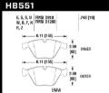Picture of Hawk 07-09 BMW 335d/335i/335xi / 08-09 328i/M3 Performance Ceramic Street Front Brake Pads