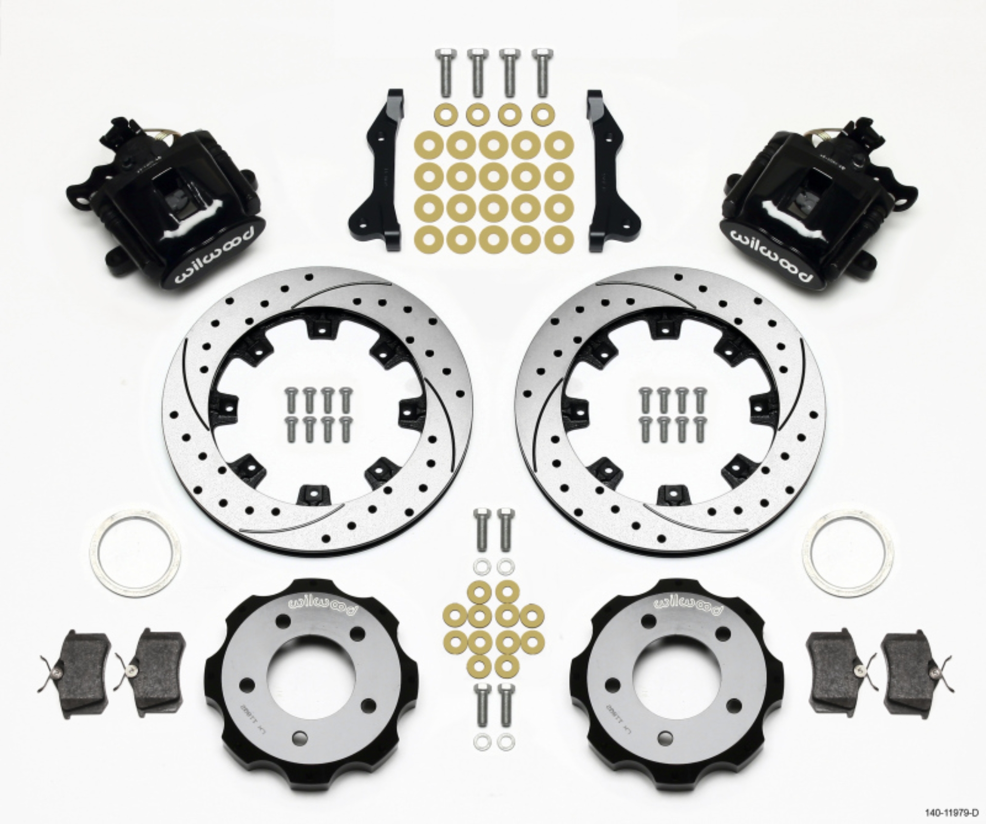 Picture of Wilwood WIL Parking Brake Brake Kit Rear Brake Calipers - 140-11979-D