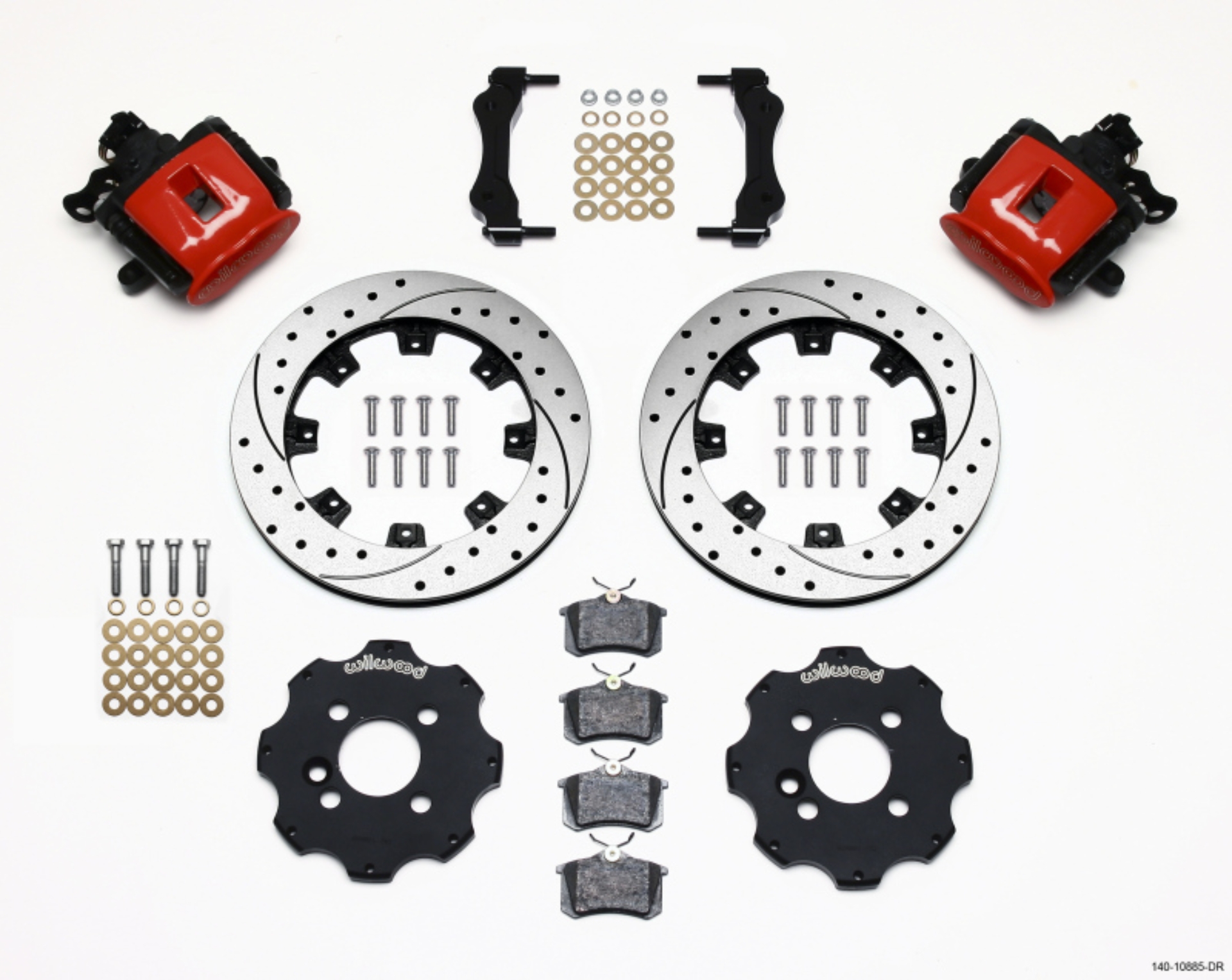 Picture of Wilwood WIL Parking Brake Brake Kit Rear Brake Calipers - 140-10885-DR