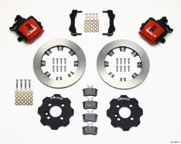 Picture of Wilwood Combination Parking Brake Rear Kit 11.75in Red Mini Cooper (Requires 17in Wheels)