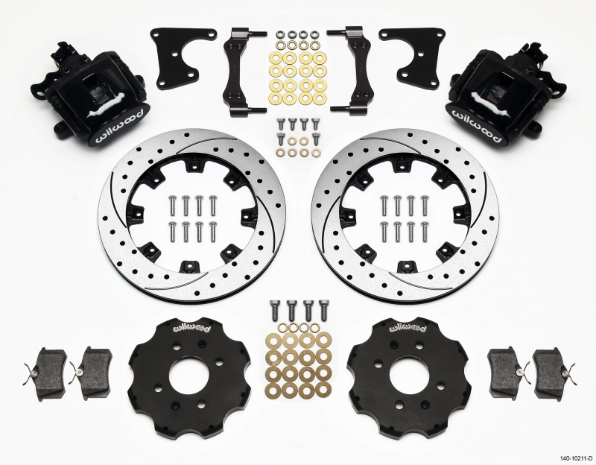 Picture of Wilwood WIL Parking Brake Brake Kit Rear Brake Calipers - 140-10211-D