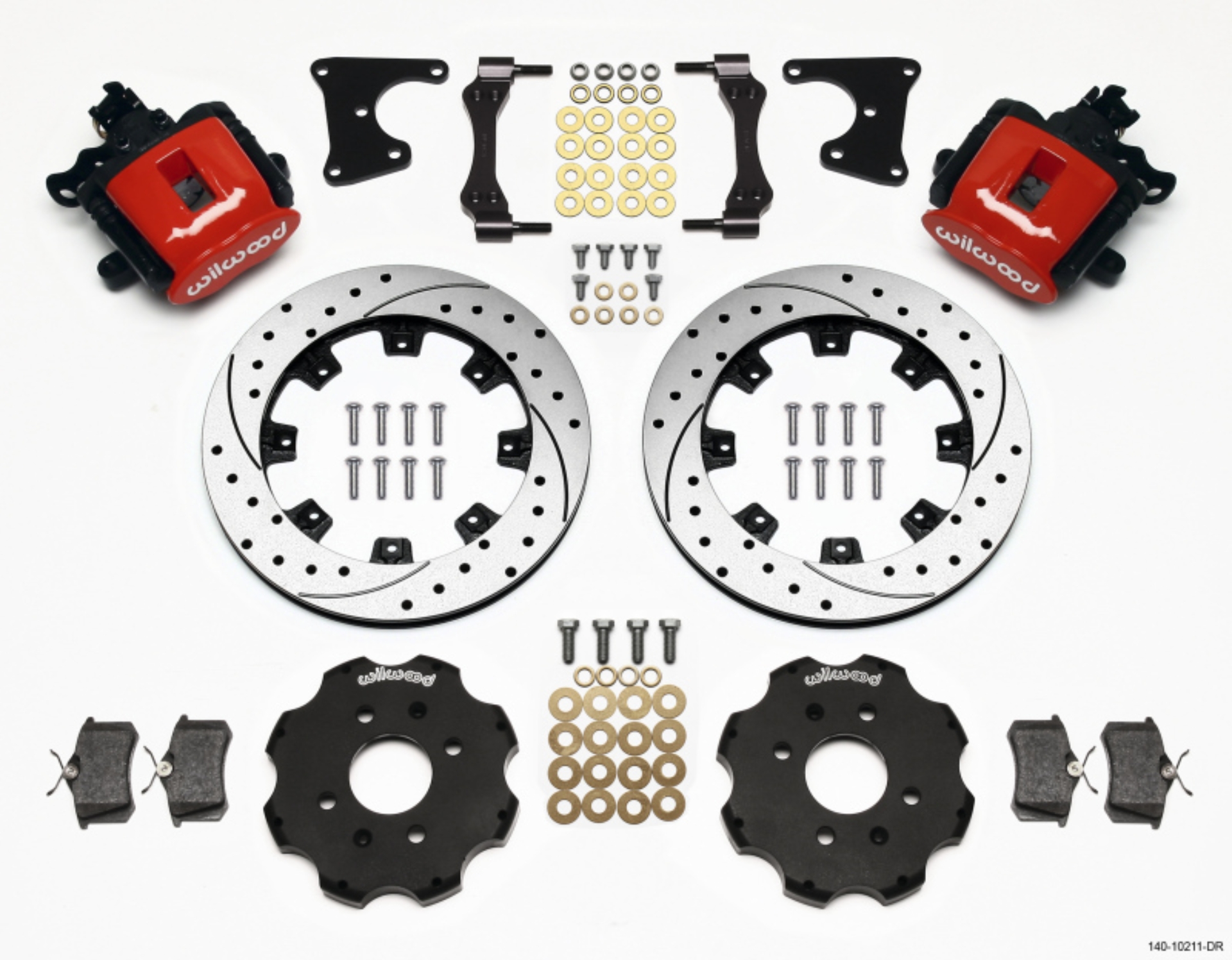Picture of Wilwood WIL Parking Brake Brake Kit Rear Brake Calipers - 140-10211-DR