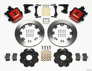 Picture of Wilwood Combination Parking Brake Rear Kit 12.19in Red Civic / Integra Drum 2.71 Hub Offset