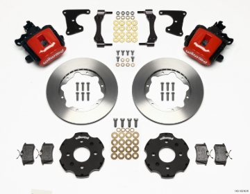 Picture of Wilwood Combination Parking Brake Rear Kit 11.00in Red Civic / Integra Drum 2.71 Hub Offset