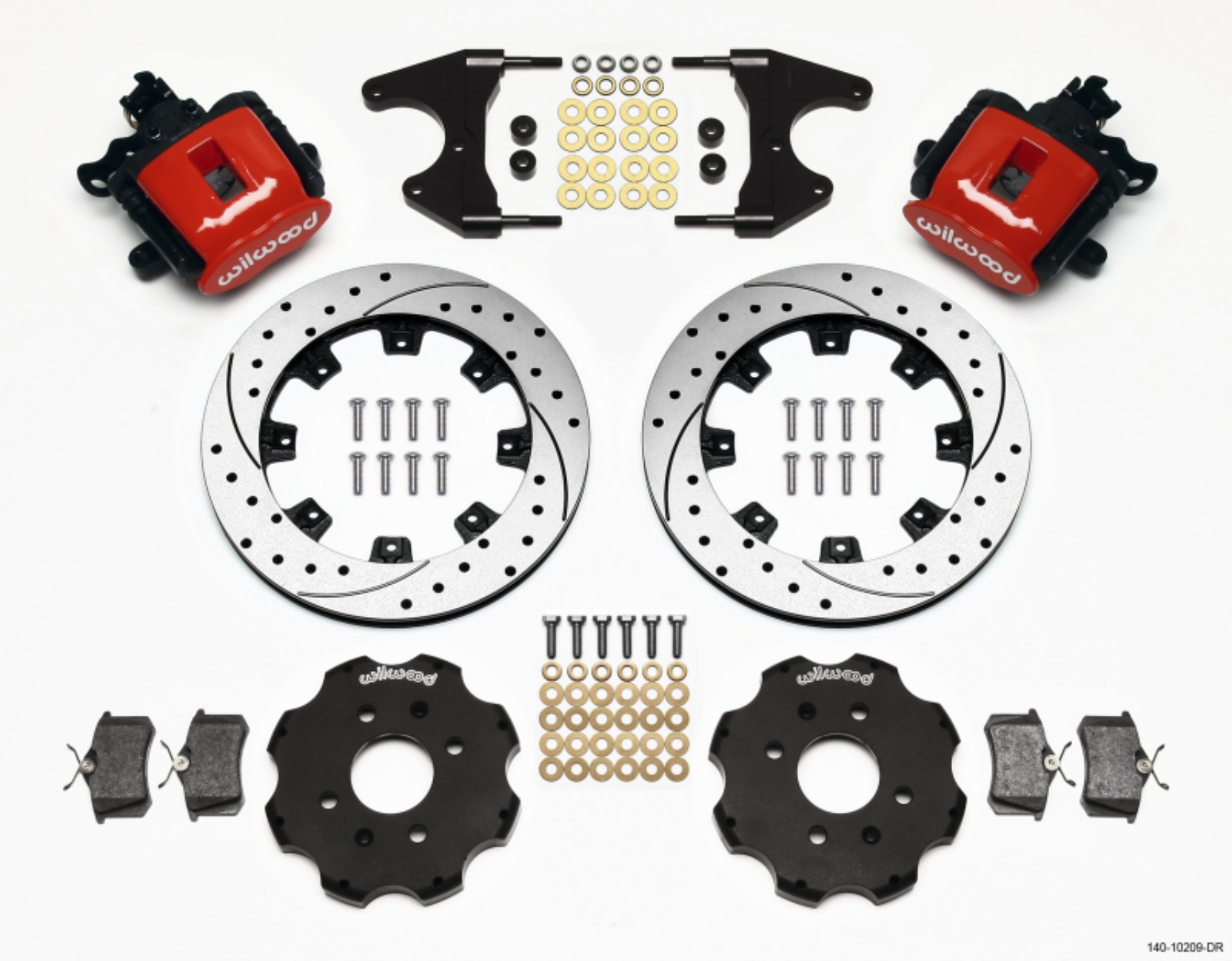 Picture of Wilwood WIL Parking Brake Brake Kit Rear Brake Calipers - 140-10209-DR