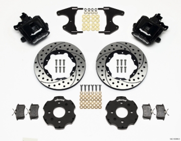Picture of Wilwood Combination Parking Brake Rear Kit 11.00in Drilled Civic / Integra Drum 2.46 Hub Offset