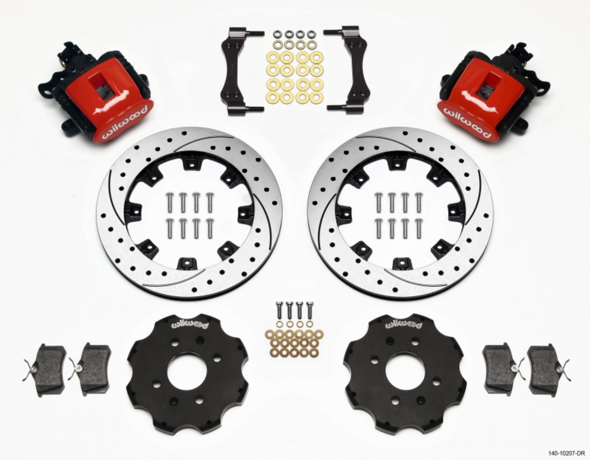 Picture of Wilwood WIL Parking Brake Brake Kit Rear Brake Calipers - 140-10207-DR