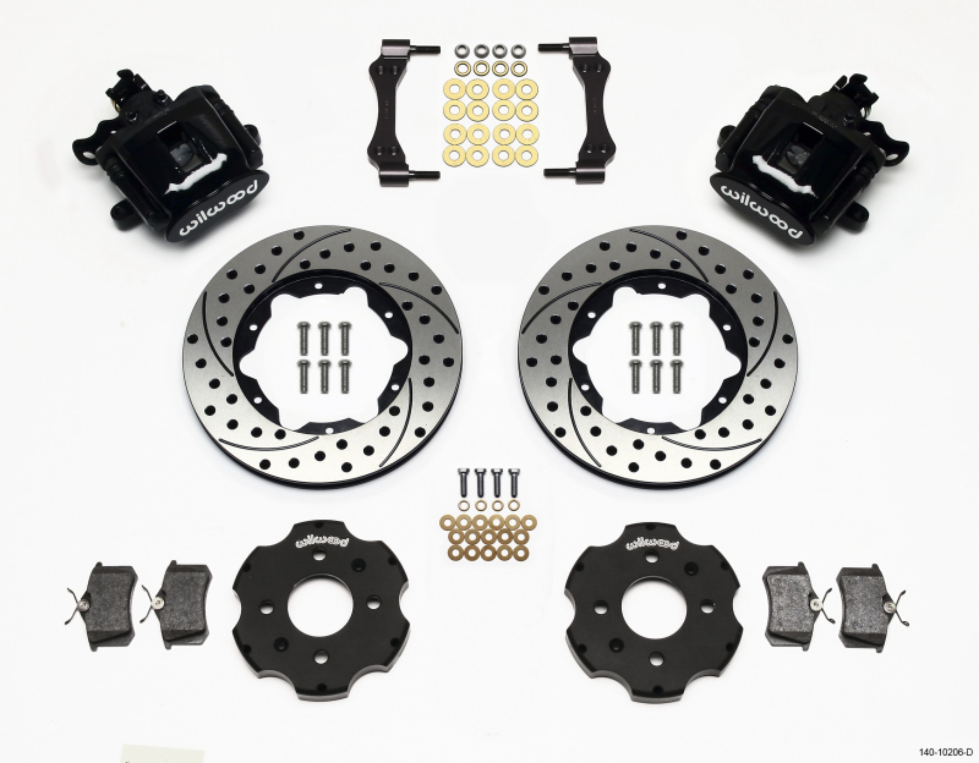 Picture of Wilwood WIL Parking Brake Brake Kit Rear Brake Calipers - 140-10206-D