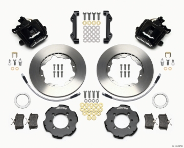 Picture of Wilwood Combination Parking Brake Rear Kit 11.00in 2012 Fiat 500 w/ Lines