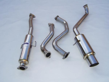 Picture of Invidia 88-91 CRX EF8 60mm (101mm tip) N1 Cat-back Exhaust