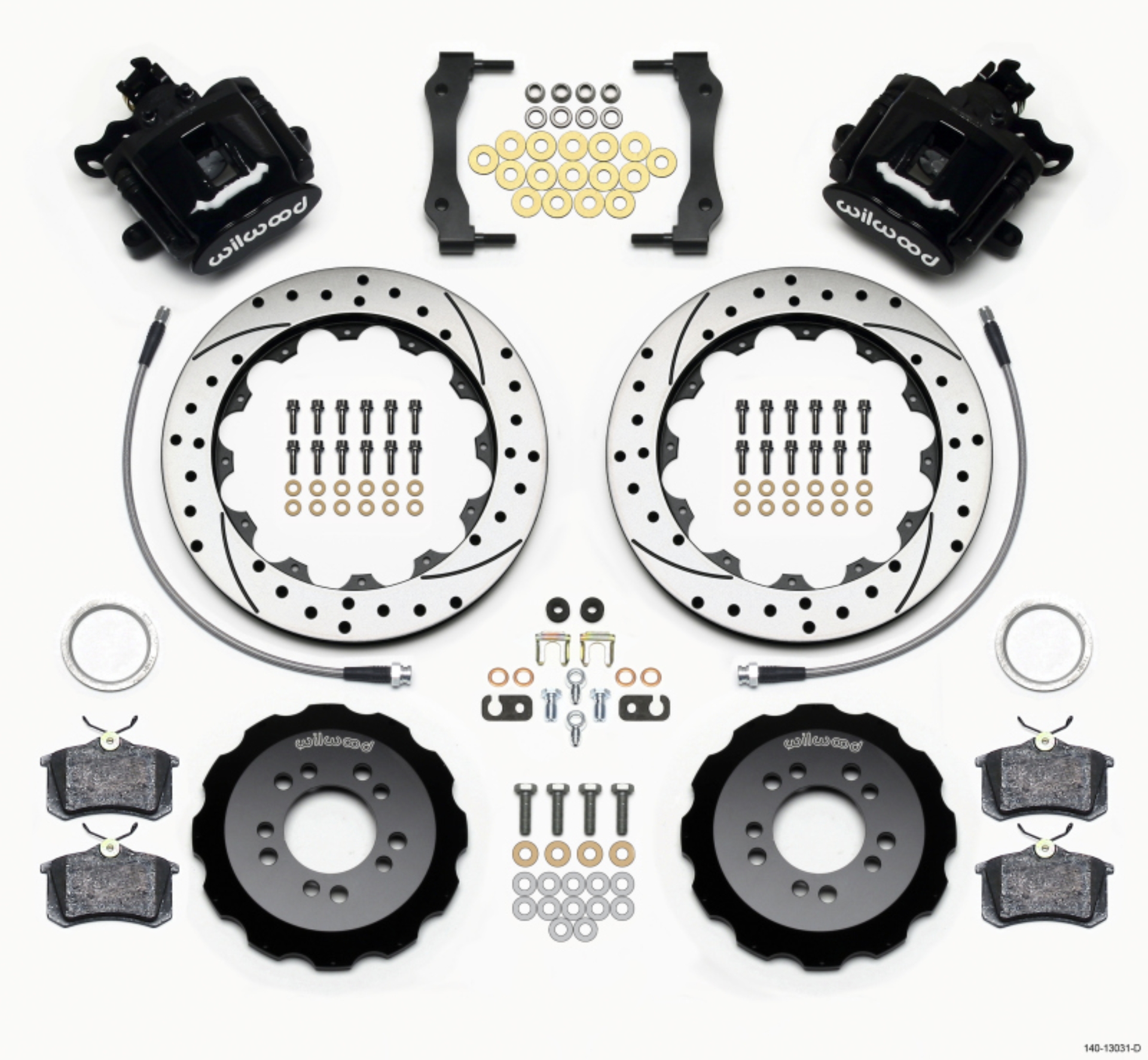 Picture of Wilwood WIL Parking Brake Brake Kit Rear Brake Calipers - 140-13031-D