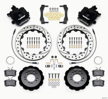Picture of Wilwood Combination Parking Brake Rear Kit 12.88in Drilled 2013-Up Ford Focus ST w/ Lines