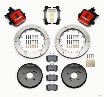 Picture of Wilwood Combination Parking Brake Rear Kit 12.88in Red Honda S2000
