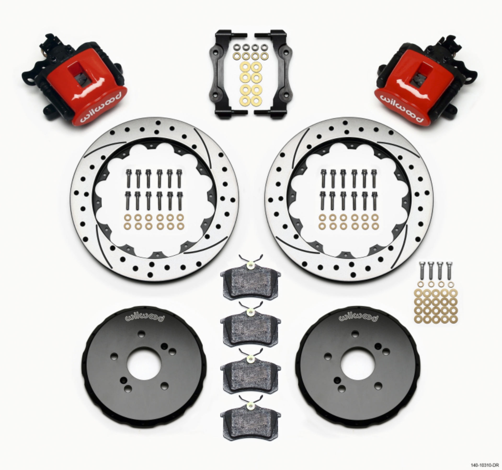 Picture of Wilwood WIL Parking Brake Brake Kit Rear Brake Calipers - 140-10310-DR