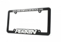 Picture of PERRIN License Plate Frame - Black w/White Lettering