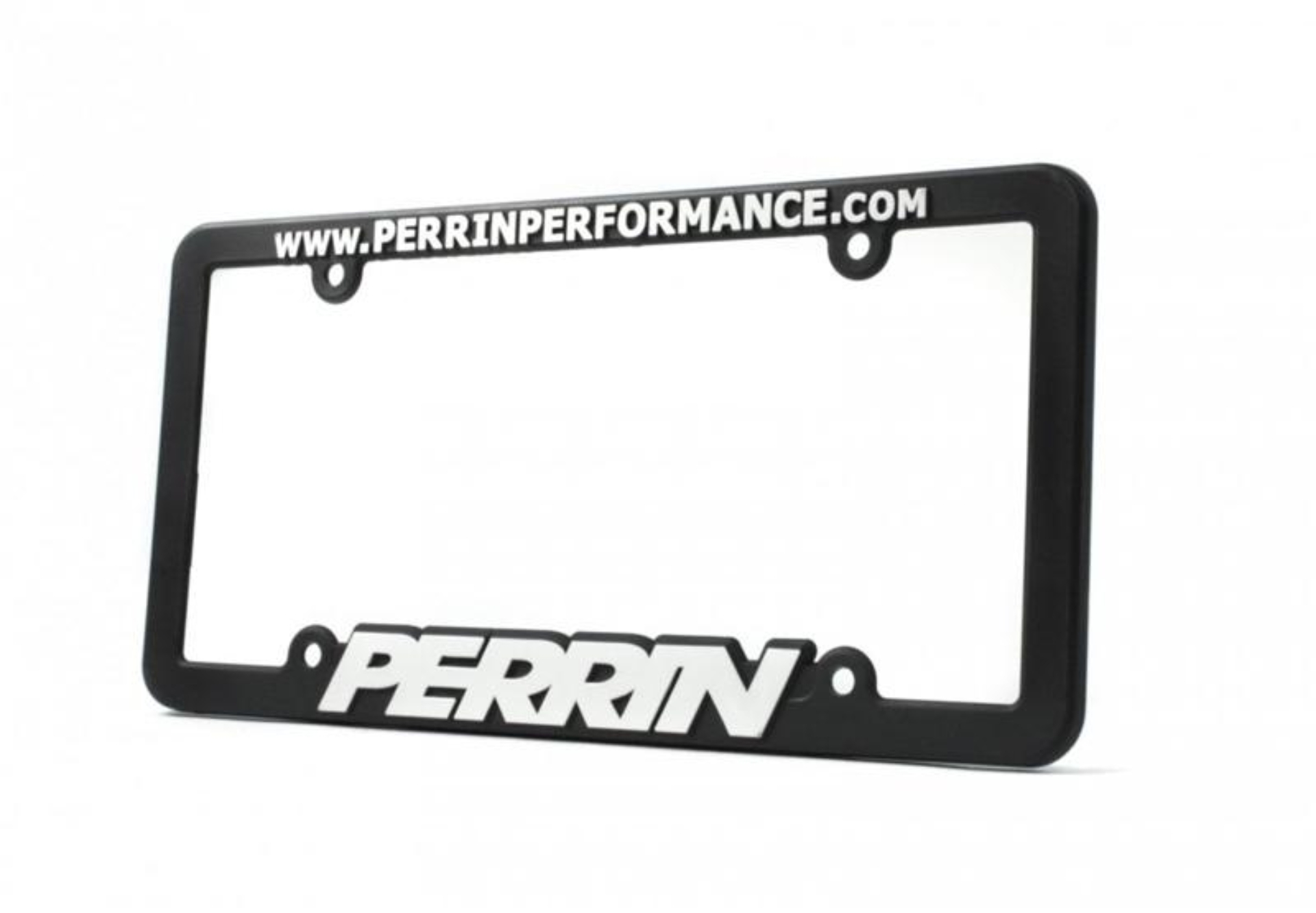 Picture of PERRIN License Plate Frame - Black w/White Lettering