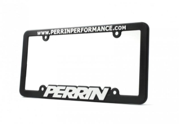Picture of PERRIN License Plate Frame - Black w/White Lettering