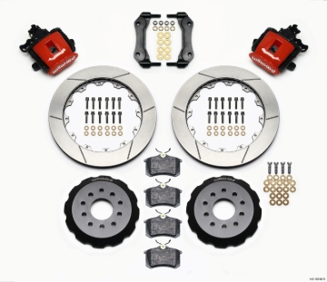 Picture of Wilwood Combination Parking Brake Rear Kit 12.88in Red Mustang 94-04