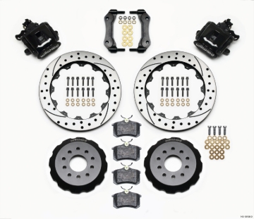 Picture of Wilwood Combination Parking Brake Rear Kit 12.88in Drilled Mustang 94-04