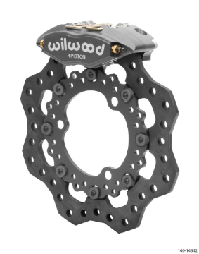 Picture of Wilwood Powerlite- Front Kit 11.75in Dirt Modified 11.75in Scalloped Steel Rotor