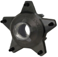 Picture of Wilwood Hub-Starlite 55 Front w/Snap-Cap Std. Offset 5/8 C Studs-Black