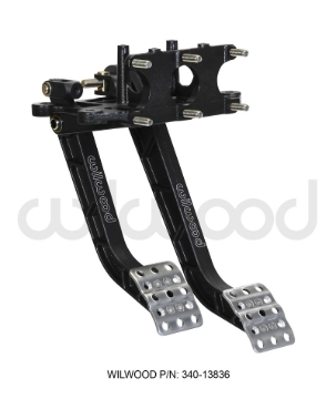 Picture of Wilwood Adjustable Dual Pedal - Brake / Clutch - Rev. Swing Mount -6.25:1 Brake 5.1:1 Clutch