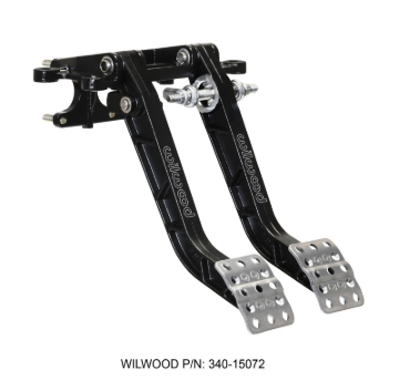 Picture of Wilwood Adjustable-Trubar Dual Pedal - Brake / Clutch - Fwd. Swing Mount - 6.25:1