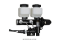 Picture of Wilwood Tandem Remote M/C Kit w L/H Bracket & Prop Valve - 1 1/8in Bore Black