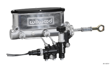 Picture of Wilwood HV Tandem M/C Kit w L/H Bracket & Prop Valve - 7/8in Bore Ball Burn.-W/Push