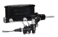 Picture of Wilwood HV Tandem M/C Kit w L/H Bracket & Prop Valve - 7/8in Bore Black-W/Pushrod