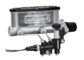 Picture of Wilwood HV Tandem M/C Kit w L/H Bracket & Prop Valve - 1 1/8in Bore Ball Burnished