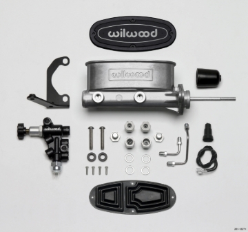 Picture of Wilwood HV Tandem M/C Kit w L/H Bracket & Prop Valve - 7/8in Bore-W/Pushrod