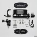 Picture of Wilwood HV Tandem M/C Kit w L/H Bracket & Prop Valve - 1in Bore Black