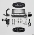 Picture of Wilwood HV Tandem M/C Kit w L/H Bracket & Prop Valve - 1 1/8in Bore