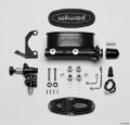 Picture of Wilwood HV Tandem M/C Kit w L/H Bracket & Prop Valve - 1 1/8in Bore Black