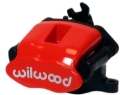 Picture of Wilwood Caliper-Combination Parking Brake-Pos 13-R/H-Red 41mm piston .81in Disc