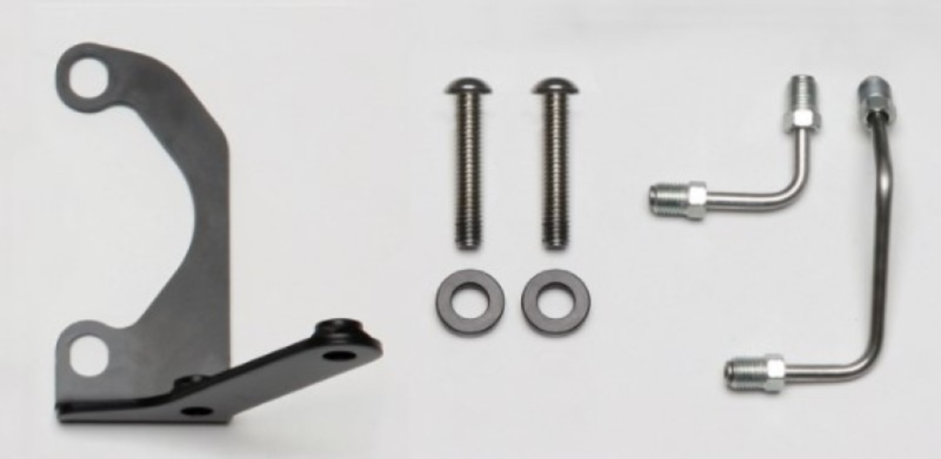 Picture of Wilwood Tandem Master Cylinder to Prop Valve Bracket R/H & Line Kit