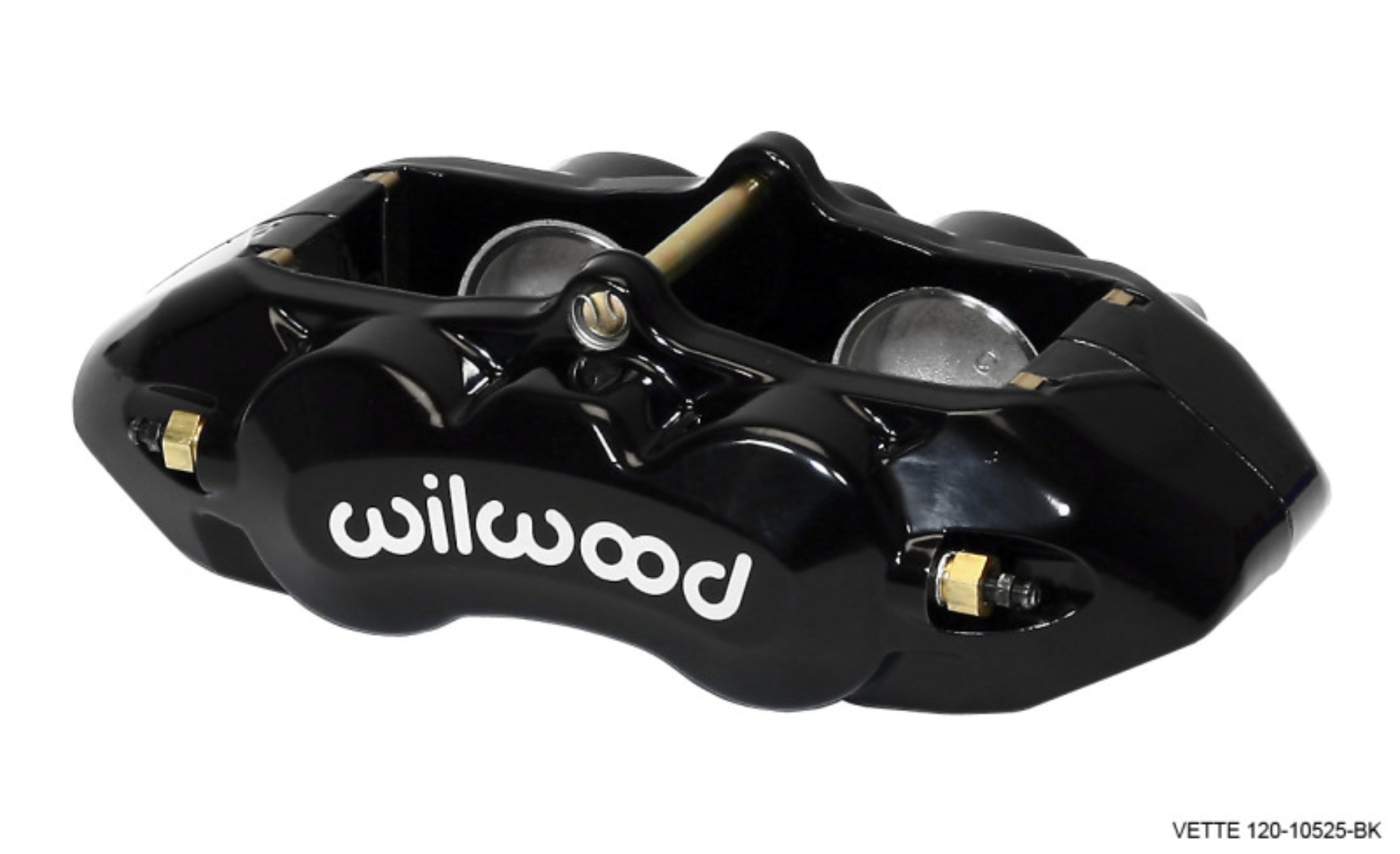 Picture of Wilwood Caliper-D8-4 Front Black 1.88in Pistons 1.25 Disc