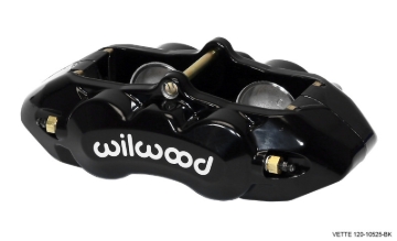 Picture of Wilwood Caliper-D8-4 Front Black 1.88in Pistons 1.25 Disc