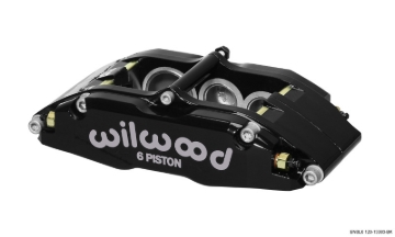 Picture of Wilwood Caliper-BNSL6-RH-Black 1.62/1.12/1.12in Pistons 1.10in Disc