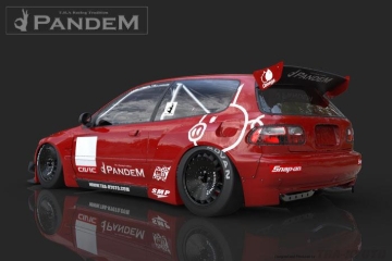 Picture of GReddy 92-95 Honda Civic EG Hatchback Pandem Rocket Bunny Front Bumper