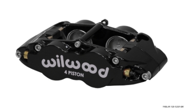 Picture of Wilwood Caliper-Narrow Superlite 4R - Black 1.75/1.75in Pistons 1.25in Disc