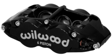 Picture of Wilwood Caliper-Narrow Superlite 6R-LH - Black 1.38/1.12/1.12in Pistons 1.10in Disc